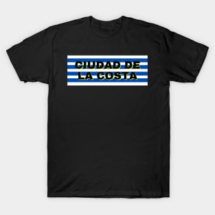 Ciudad de la Costa in Uruguay Flag Stripes T-Shirt